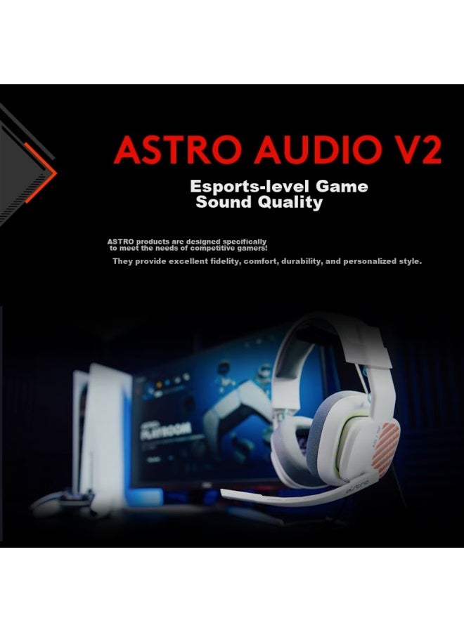 G Logitech Astro A10 Upgraded Version, Over-ear Computer Gaming Headset With Microphone, Stereo E-sports Headphones With Noise Cancellation, Ps5 Pubg Headset, Mecha White - Image 5
