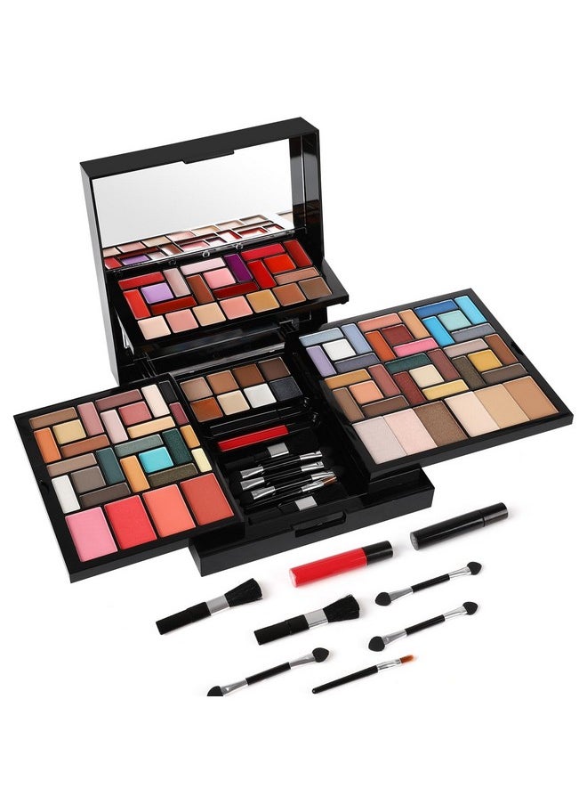 CHARMCODE CHARMCODE All in One Professional Makeup Gift Kit for Women Full Kit - Included 54 Eyeshadows Face Blusher Highlighter Eyebrow Makeup Brushes Contour Lip Gloss Mascara, Suitable for Christmas  - Image 1