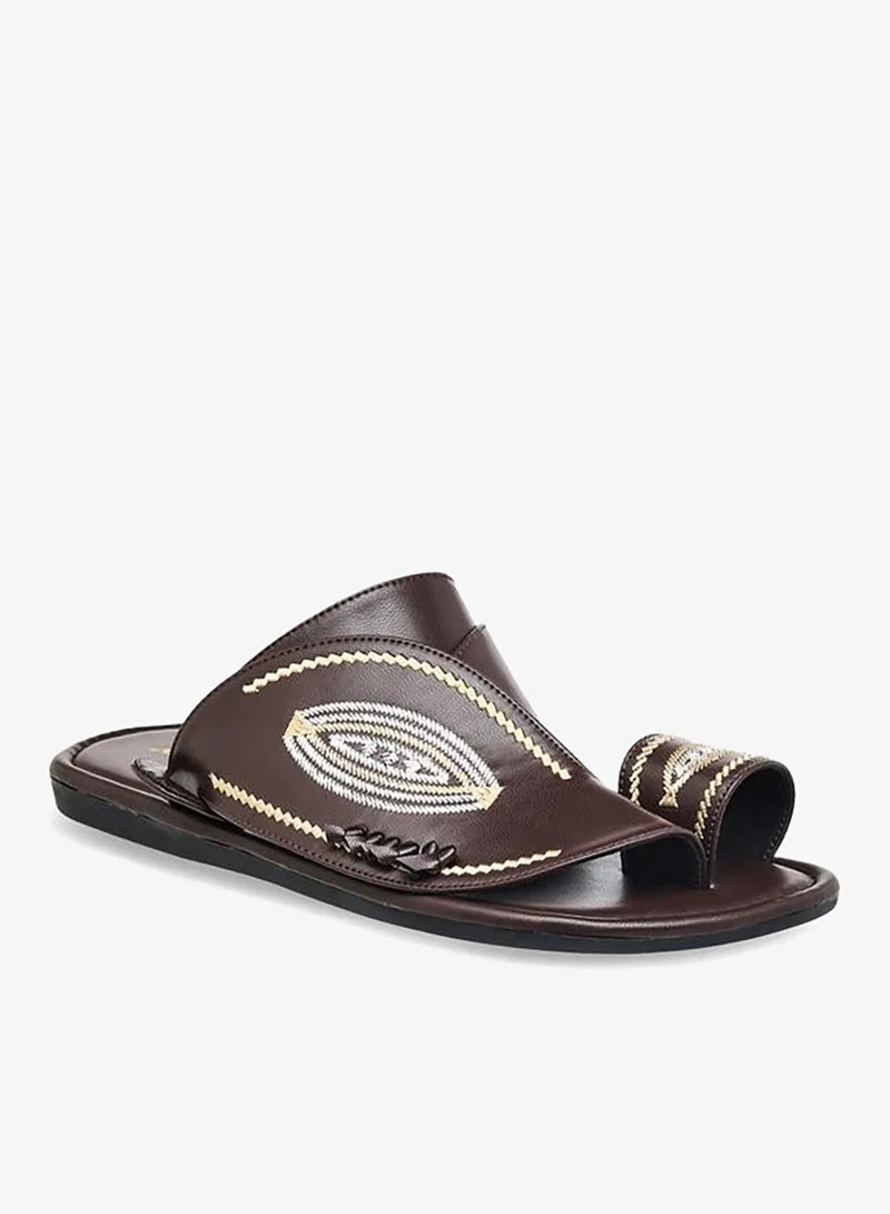 الواحة Men Embroidered Arabic Sandals Ramadan Collection