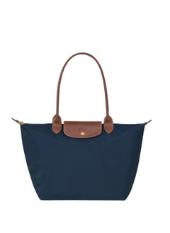 Longchamp Women's large handbags tote bags shoulder bags navy blue classic style  - Image 1