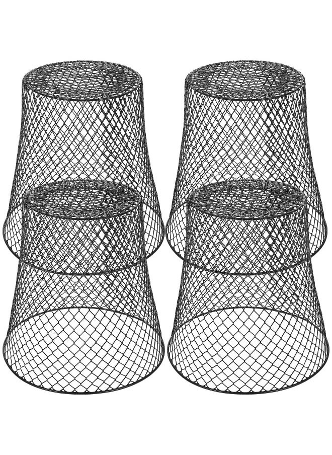 Generic - Iron Plant Protection Cover Plant, 4pcs Protection Basket, Garden Chicken Wire Cloche Cage, Dome Screen Plant Covers Plant Vegetable Seedlings, for Outdoor Vegetable Garden Indoor Potted - Image 1