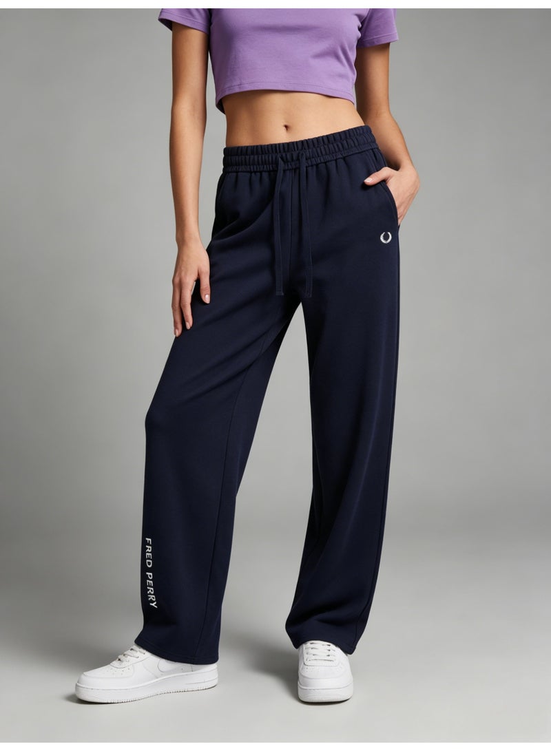 Fred Perry wheat ear stereo LOGO straight wide-leg pants for men and women with loose casual drape sweatpants. - Image 3