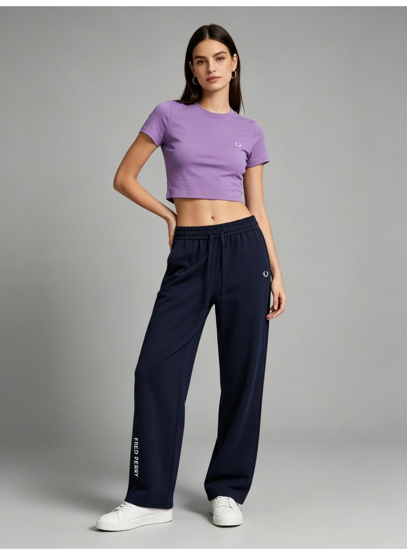 Fred Perry wheat ear stereo LOGO straight wide-leg pants for men and women with loose casual drape sweatpants. - Image 5