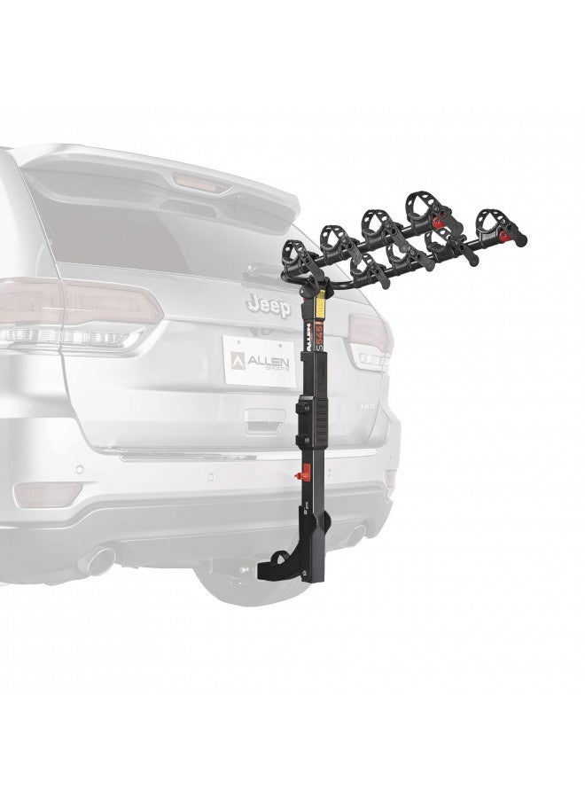 Allen Sports Premier Hitch Mounted 4-Bike Carrier, Model S545, Black - Image 4