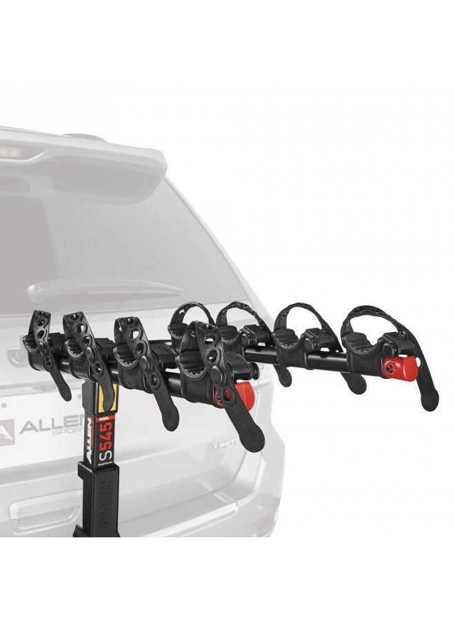 Allen Sports Premier Hitch Mounted 4-Bike Carrier, Model S545, Black - Image 2