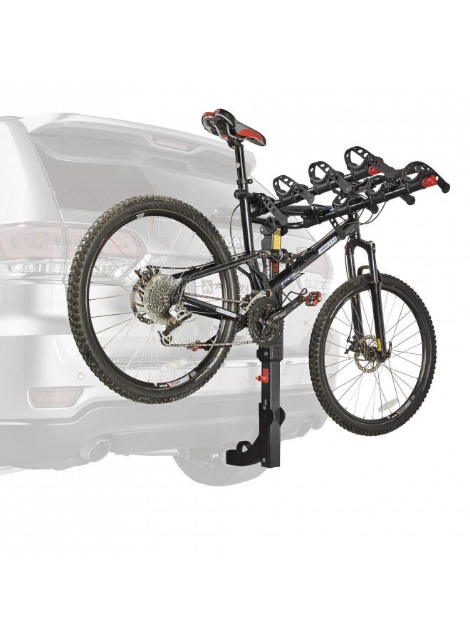 Allen Sports Premier Hitch Mounted 4-Bike Carrier, Model S545, Black - Image 1