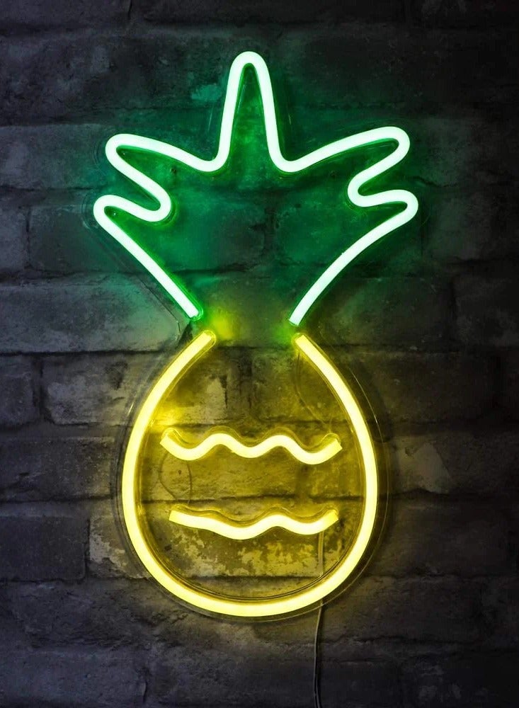 Pineapple Neon LED Sign USB plug - Image 4