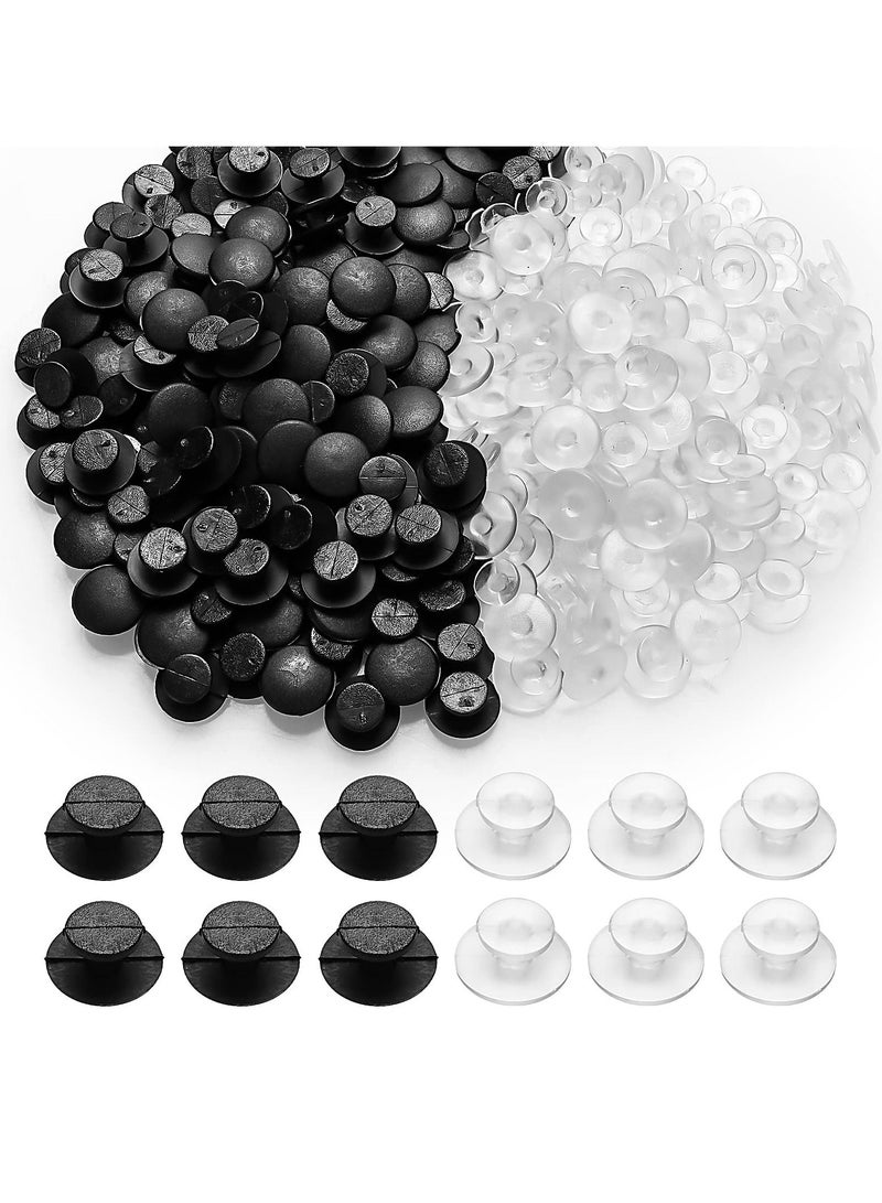 SYOSI Charm Buttons 200 Pcs Buckle Plastic Button Accessories Shoe Buttons Fit for Flat Shoe Charms Wristband Charms DIY Decorations - Image 1