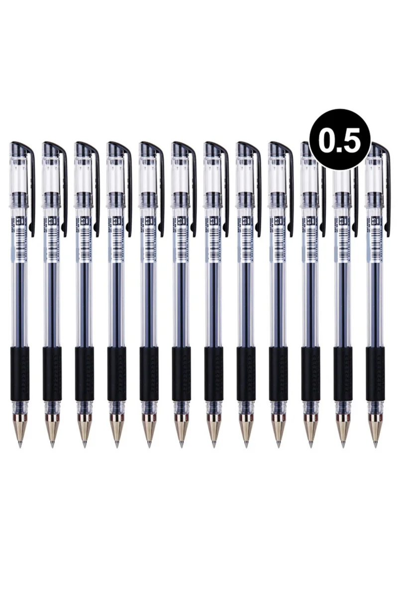 Share the Love Share The Love Gel Ink Pen Set – 12pcs Black Smooth Writing Gel Pens for Office, School, Business, Exam Use & Journaling – Quick Dry Ink, Fine Point Pens