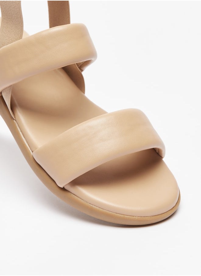 Flora Bella By Shoexpress - Women Solid Elasticated Back Strap Sandals - Image 1