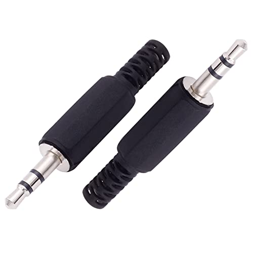 Fancasee 10-Pack 3.5mm 1/8" Replacement Repair Jack TRS Stereo Male Plug Adapter 3.5mm Solder Type DIY Audio Cable Connector for Speaker Headphone Headset Earphone Cable Repair - Image 4