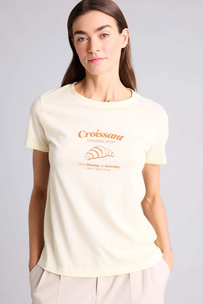 ديفاكتو Regular Fit Printed Crew Neck Short Sleeve T-Shirt
