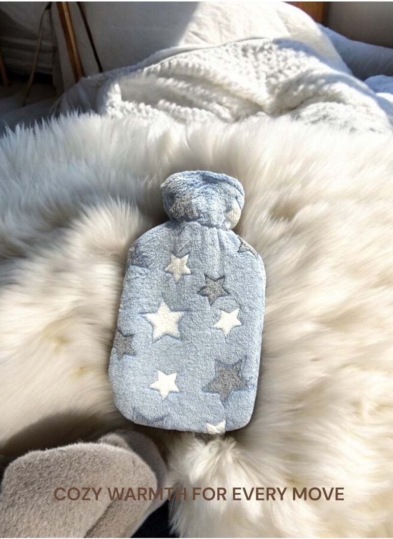 Lifenpure Hot Water Bottle Bag With Faux Fur Cover  - Image 2