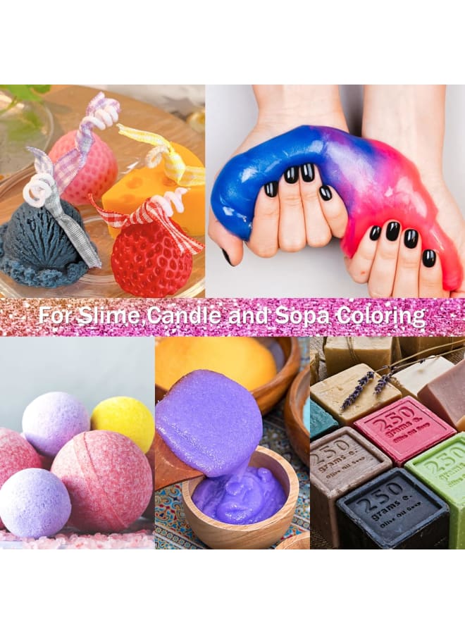 100g Mica Powder - Metallic Epoxy Resin Pigment Epoxy Resin Dye - Soap Dye, Powder Dye for Resin Making, Jewellery, Soap, Slime, Bombs, Bath, Candles (Red)  - Image 4