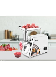 ORBIT Orbit Stainless Steel Electric Heavy Duty Meat Mincer and Grinder, 3000 W, Keema Machine, White  - Image 1