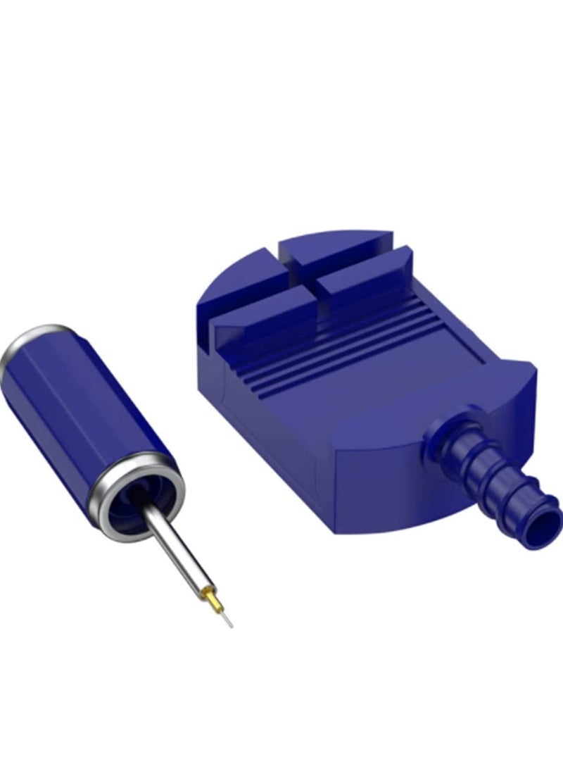 Adjustable Plastic Wristband Remover Watch Band Bracelet Spring Bars Wrist Strap Link Pin Remover Adjustor Sizing Tool Repair Maintenance Tool for Watchmakers Accessory (Blue) - Image 2