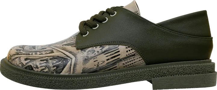 Dogo Women's Vegan Leather Multicolor Casual Shoes - Barcelona Design