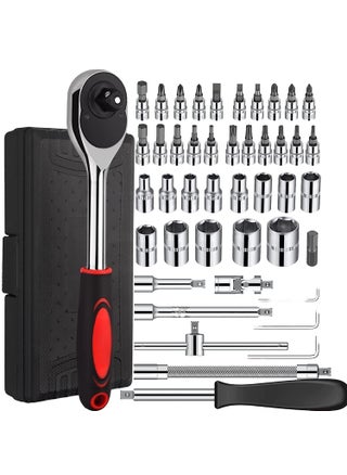 46 In 1 Pcs Screwdriver and Socket Set Hand Tool Kit MultiPurpose 46 Pcs Combination Tool Kit and Case Precision Socket - pzsku/Z63CD23E4B124FD34C5BEZ/45/1746633755/a373b493-a309-4b8e-aae0-e18e6b116c70