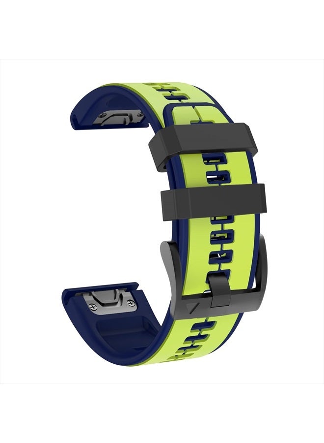 ISABAKE Compatible with Fenix 5 Watch Band, Easy Fit 22MM Band for Fenix 5 Plus/Fenix 6/Fenix 7/Forerunner 935/Forerunner 945/Approach S60/Quatix 5/Quatix 6 - Image 1