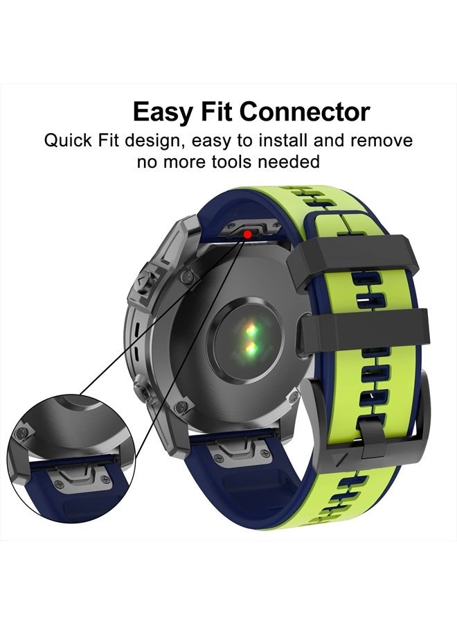 ISABAKE Compatible with Fenix 5 Watch Band, Easy Fit 22MM Band for Fenix 5 Plus/Fenix 6/Fenix 7/Forerunner 935/Forerunner 945/Approach S60/Quatix 5/Quatix 6 - Image 4