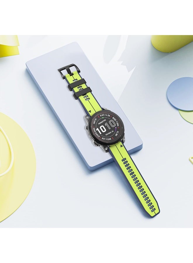 ISABAKE Compatible with Fenix 5 Watch Band, Easy Fit 22MM Band for Fenix 5 Plus/Fenix 6/Fenix 7/Forerunner 935/Forerunner 945/Approach S60/Quatix 5/Quatix 6 - Image 2