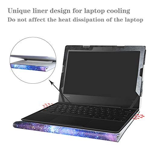 Alapmk Protective Case Cover for Lenovo 500e Chromebook Gen 3/300e Chromebook Gen 3/100e Chromebook Gen 3 11.6" Laptop(Warning:Not fit 100e Windows&300e Windows 1st Gen),Galaxy - Image 4