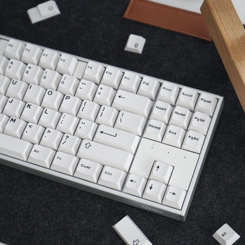 mintcaps White Keycaps Set Cherry Profile Doubleshot Bow Keycaps 120 Keys Custom Keyboard Keycap for 60% 65% 70% 75% Cherry MX Gateron Kailh Switches Mechanical Keyboard - Image 2