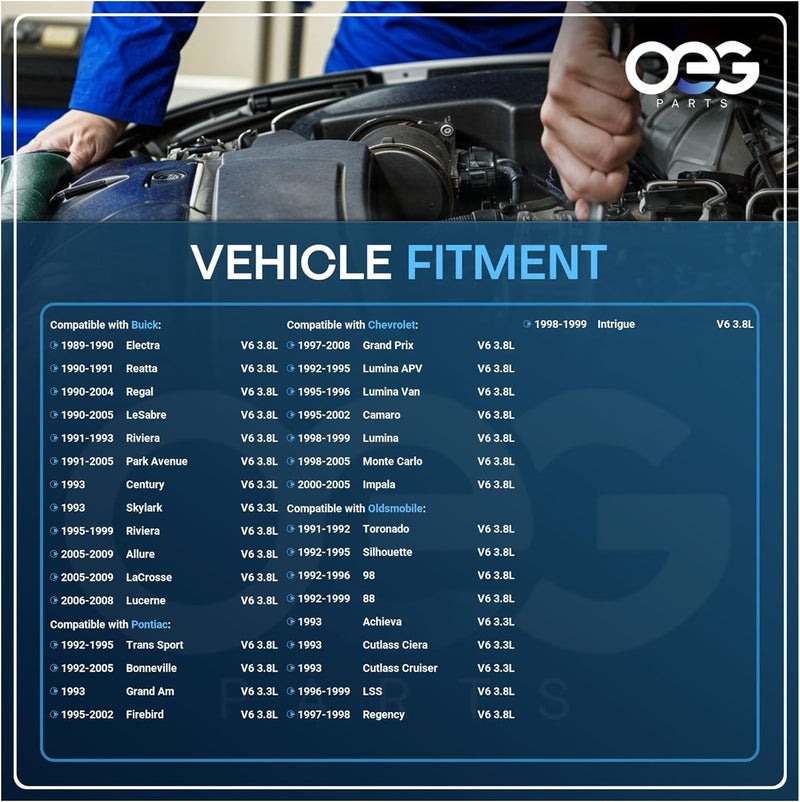 Parts Player وحدة التحكم في الإشعال الجديدة من OEG متوافقة مع بونتياك غراند بري 97-06، ترانس سبورت 92-95، غراند أم 93، فايربيرد 95-02، بونفيل 92-05، أولدزموبيل 88 92-95 99، GM 10469470 10475225 10494012 - Image 3