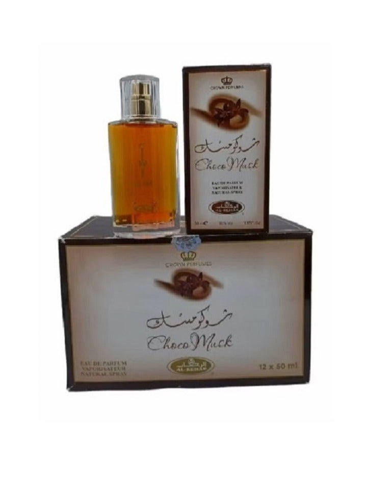 الرحاب عطر شوكو مسك 50 مل 12 قطعة - Image 1