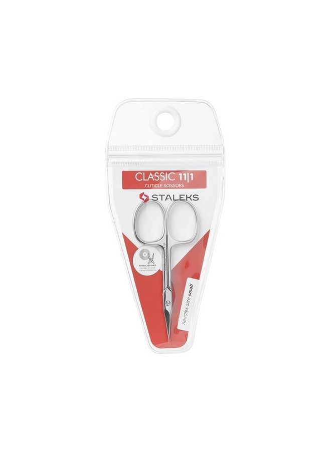 STALEKS Classic 11 Type 1 Cuticle Scissors  Premium Quality Manicure Scissors  Stainless Steel Curved Scissors For Cuticles  Long Lasting Beauty Scissors For Cuticle Nail Care - Image 1