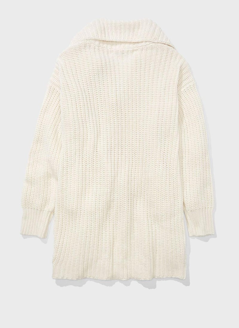 American Eagle - Knitted Longline Cardigan - Image 1