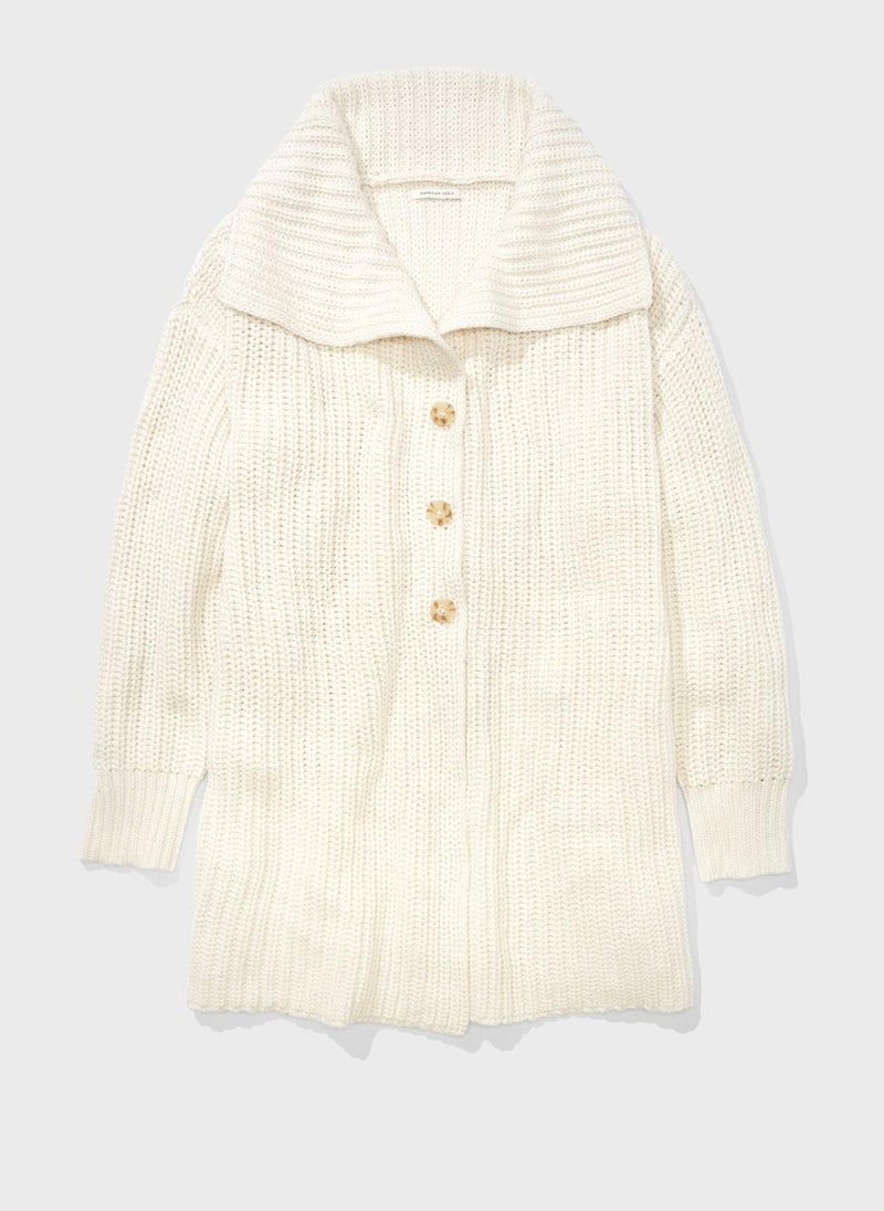 American Eagle - Knitted Longline Cardigan - Image 1