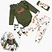 Pedolltree Reborn Dolls Clothes 24 Inches Accessories Outfits 4pcs for 22 24 Reborn Baby Girl Dolls Newborn Baby Doll Clothes - Image 2