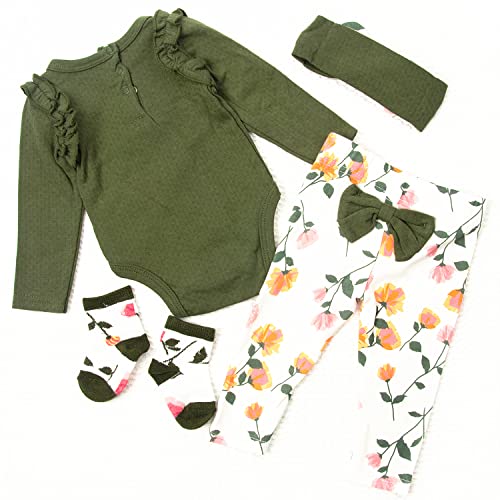 Pedolltree Reborn Dolls Clothes 24 Inches Accessories Outfits 4pcs for 22 24 Reborn Baby Girl Dolls Newborn Baby Doll Clothes - Image 5