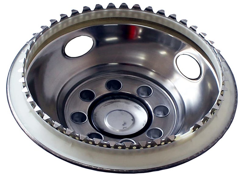 Kit Similcerchioni In Acciaio Inox 16 Pollici Per Ruote Dually - Adatti Per Chevy, GMC, Ford, Dodge - Finitura A Specchio