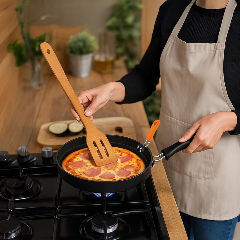 Steel Stainless Nonstick 8-Inch Omelette Large Rings 4 Pcs, Griddle for Handle Silicone with, Eggs, Ideal Burgers and Pancakes for Clean Easy - Image 5