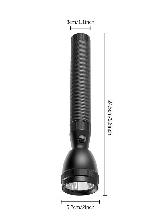 noon east 3-in-1 Rechargeable LED Flashlight High-Power Flashlight – Bright, Durable & Portable for Everyday Use - Black  Pack of 3 - Image 5