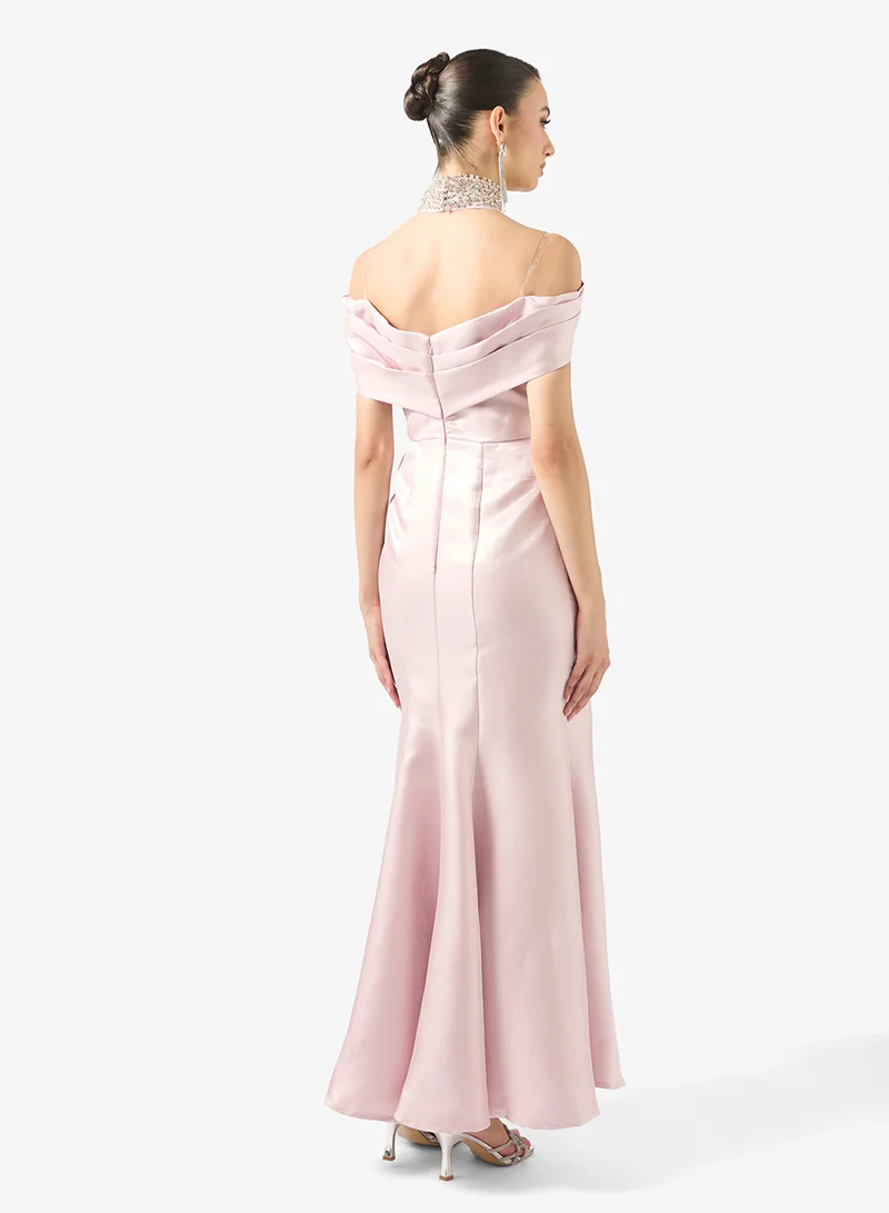 Namshi x Mermaid Cut Embellished Evening Gown