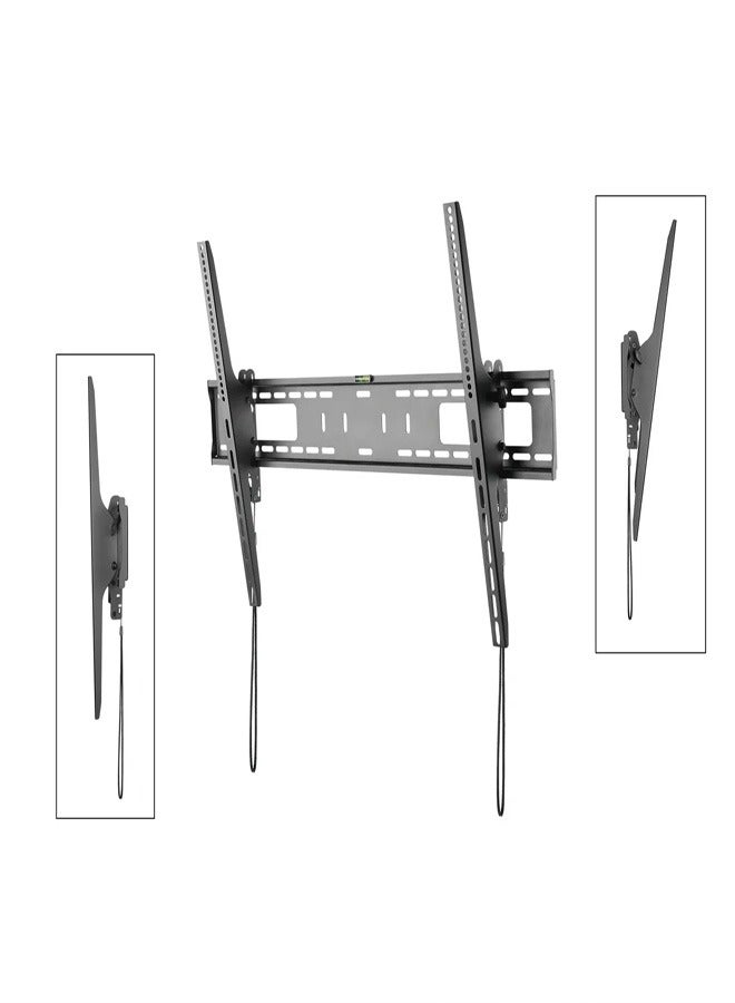 Skill Tech SH 96T Heavy-Duty Tilt TV Wall Mount for 60-100 Inch Screens, VESA 900x600, Wall Profile 85mm, Max Load 75kg – Black - Image 2
