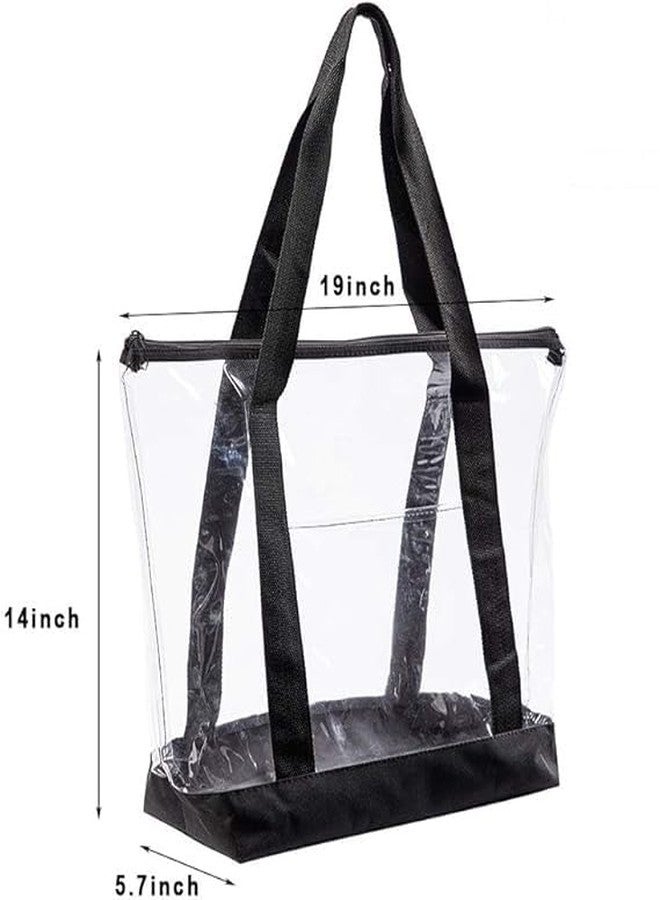 ECHSRT 2 Pack PVC Storage Pouch and Bag - Waterproof, Transparent, Multi-Purpose Organizer for Home, Travel, Office, and School Supplies (Multipurpose Cloth Storage) - Image 2