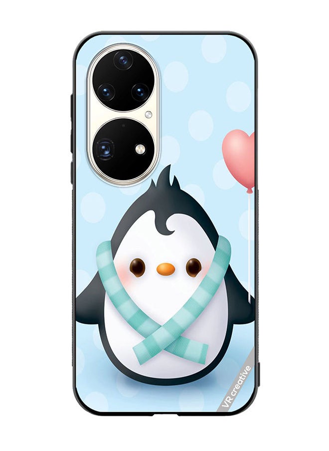 VR CREATIVE Protective Case Cover For Huawei P50 Pro Baby Penguin Design Multicolour  - Image 1
