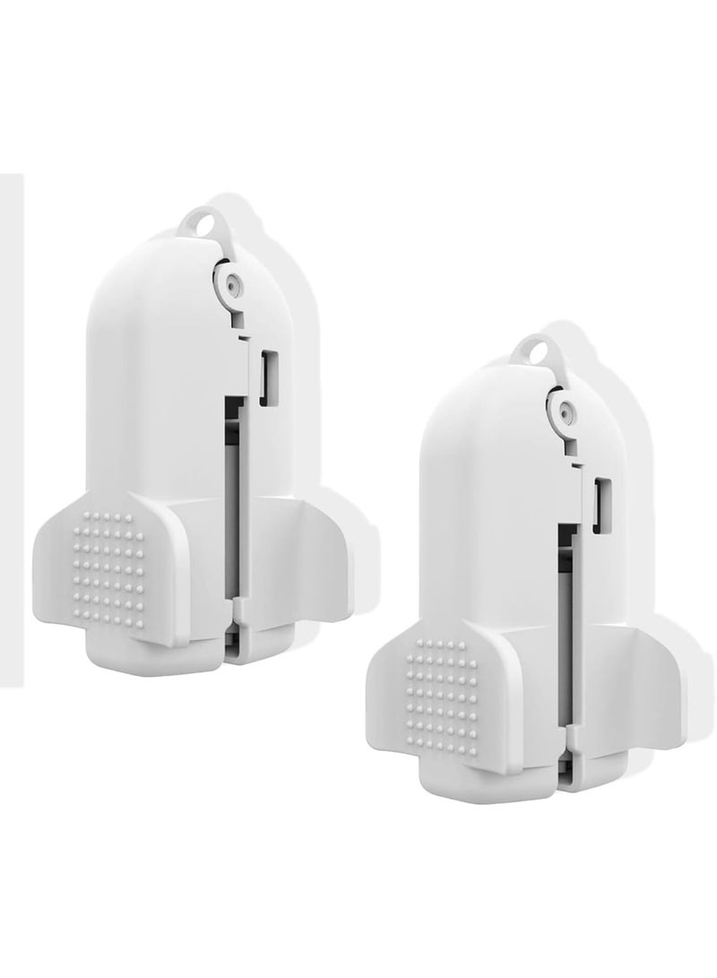 Suntown 2 Pcs Rolling Slide Clip for Vacuum Storage Bags, Airtight Vacuum Seal Clips Plastic Clamps, Slide Seal Accessories for Space Saver Bags, Plastic Heavy Seal Grip, Air Tight Seal - Image 1