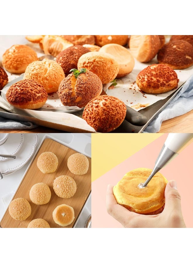 كريم منفخة ملء نصيحة,نصيحة الأنابيب Eclair,طويلة منفخة فوهة نصيحة أداة ديكور للدونات,كعك,المعجنات,3 جهاز كمبيوتر شخصي - Image 4