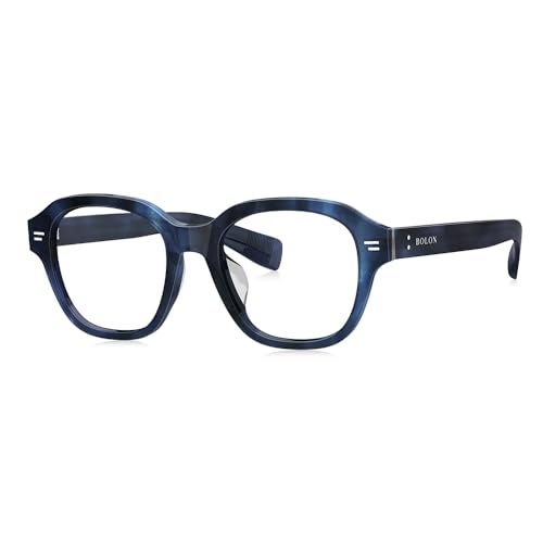 BOLON lrregular Shape Prescription Eyeglass Frames for Men BJ3201 Siam 51mm Exclusive Eyewear Brand of EssilorLuxottica - Image 1