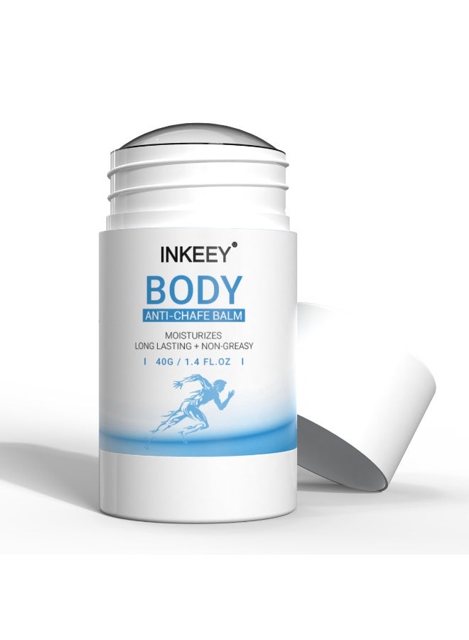 INKEEY Anti Chafe Balm, Breathable Waterproof Anti Chafe Stick, Anti Chafing Cream, Glide Anti Chafing Stick for Sports and Prevent Thigh Rashes & Blister, Thigh, Heel, Lower Arm, Skin Protection - Image 1