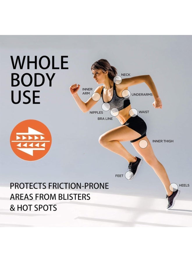 INKEEY Anti Chafe Balm, Breathable Waterproof Anti Chafe Stick, Anti Chafing Cream, Glide Anti Chafing Stick for Sports and Prevent Thigh Rashes & Blister, Thigh, Heel, Lower Arm, Skin Protection - Image 4