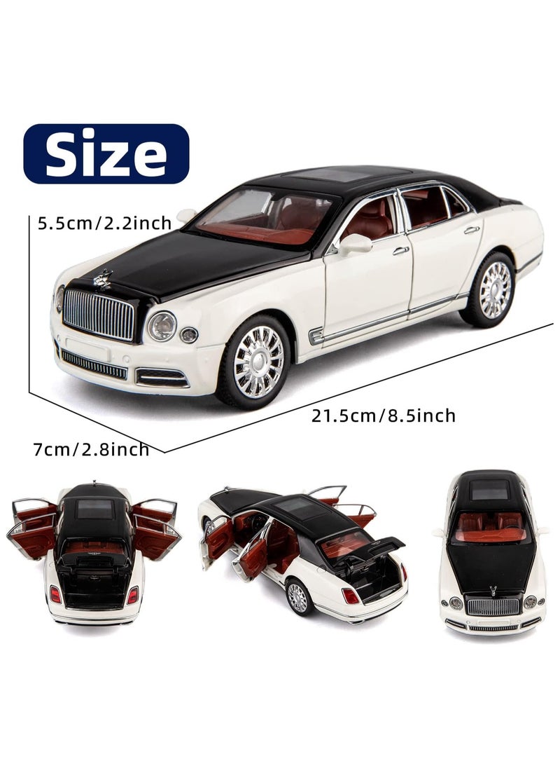 General - Bentley Mulsanne alloy car model for 1:24 scale  pull back car toys with 6 door openings  lights and sounds  toys for boys  gifts for kids adults - Image 1