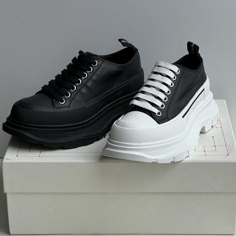 2023 New All-Match Leather Platform White Shoes Men And Women Couple'S Casual Small Height Increasing Muffin Daddy Shoes - Image 2