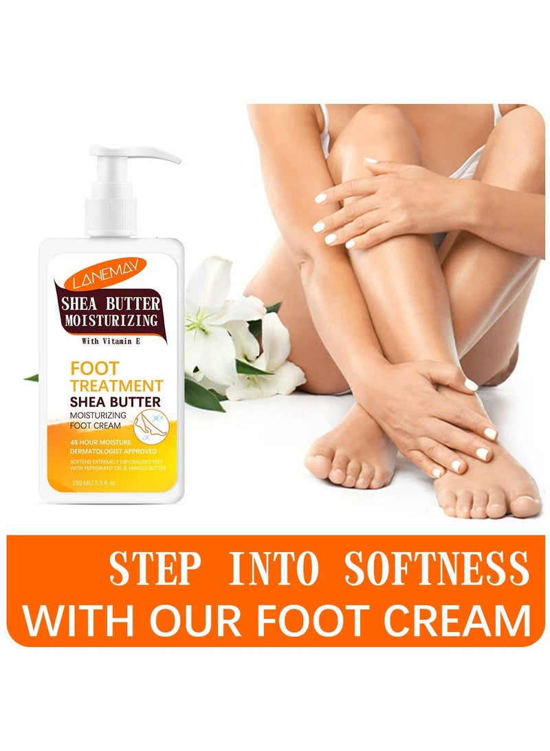 LANEMAY Shea Butter Vaseline Body Lotion Deep Moisturizing Hydrating Repairing Dry Skin Care Winter Body Hand Foot Cream - Image 3