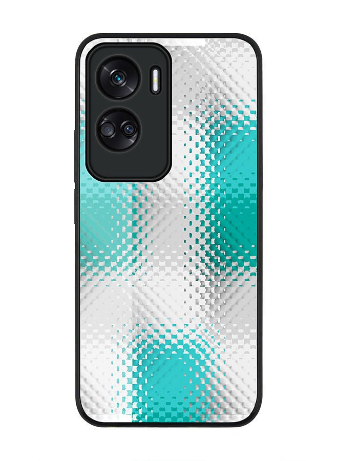 Stylizedd Rugged Black edge case for Honor 90 Lite  5G  Honor X50i 5G, Slim fit Soft Case Flexible Rubber Edges Anti Drop TPU Gel Thin Cover -  Cubic Stairs - Image 1